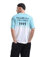 The Indian Garage Co Mens Relaxed Fit Ombre Crew Neck Half Sleeves Sweater