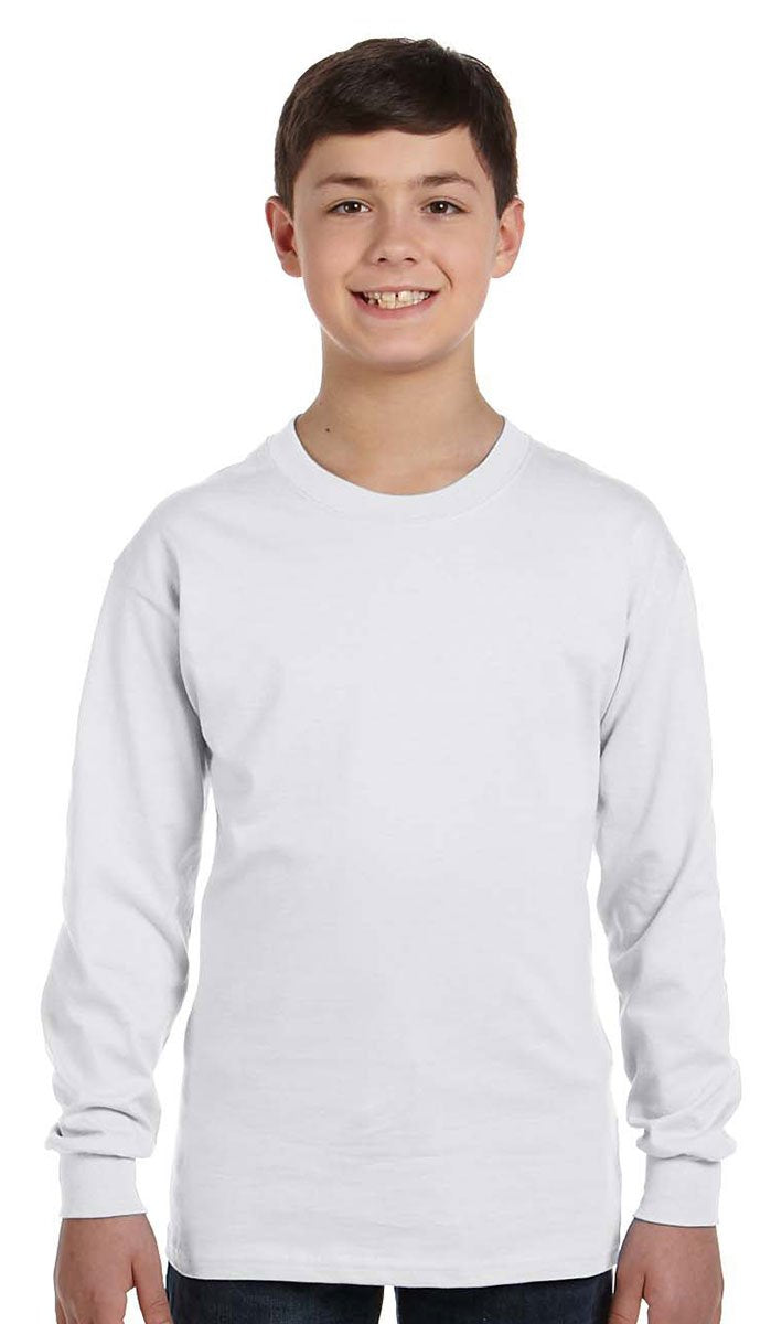 Youth Authentic-T Long-Sleeve T-Shirt - BLAcK - XS(D0102H2HXZA)
