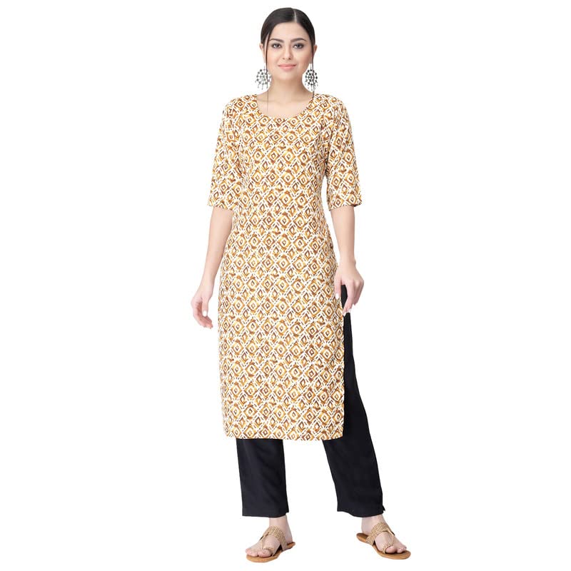 Pinkmint Kurta For Women, Kurta Kurti For Women, Stylish Latest Crepe Kurta, Womens Kurta(530411_Xxl)