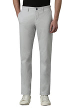 Louis Philippe Men Mid Rise Slim Pants (Lytfcslpp91966_Grey, 38)