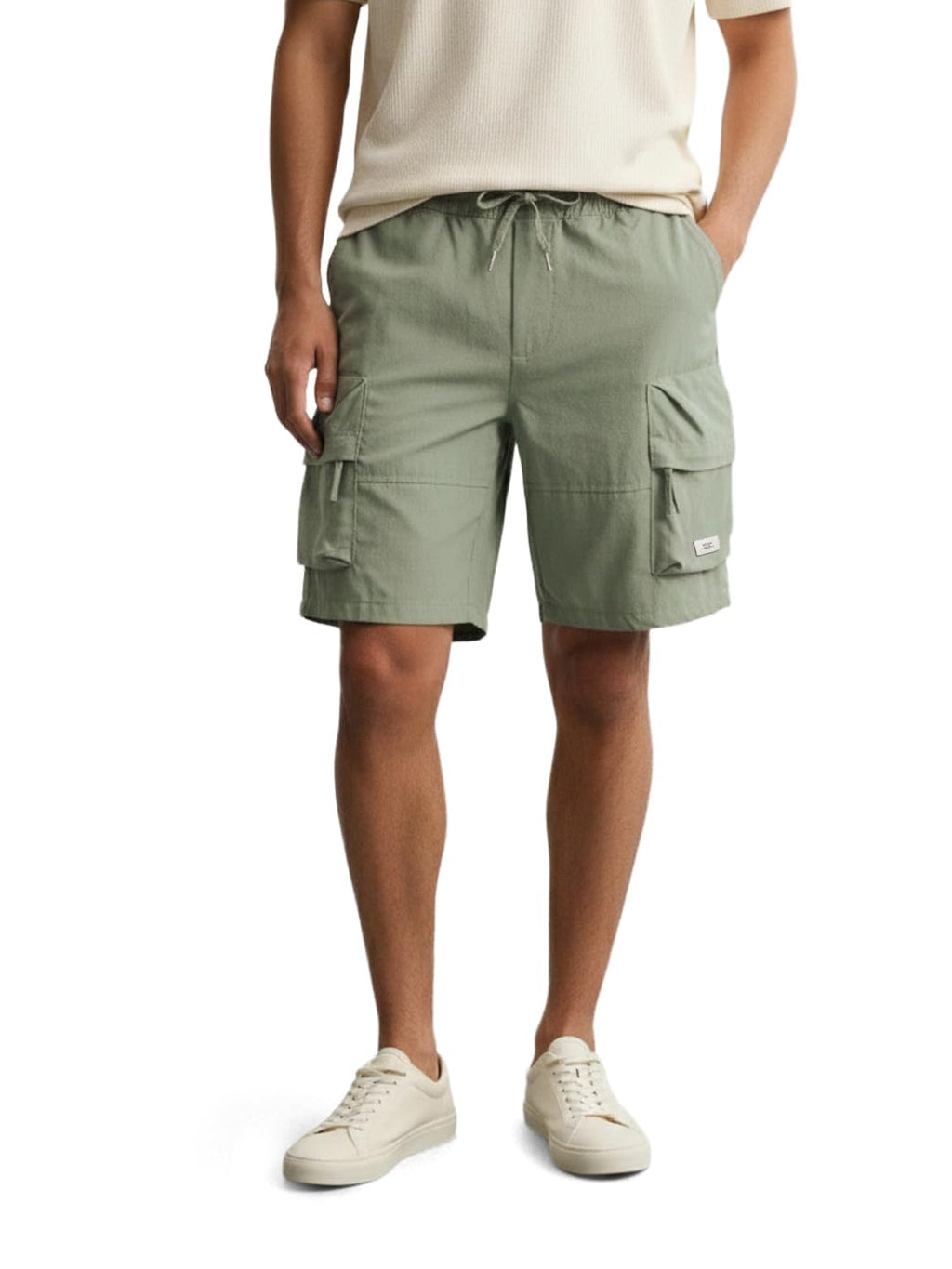 The Indian Garage Co Mens Relaxed Fit Solid Mid-Rise Stretchable Sweater