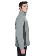 Mens Soft Shell colorblock Jacket - cHARcL DK cHRcL - S(D0102H7YR9J)