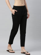 Enamor Essentials E060 Womens Slim Fit Terry Pants