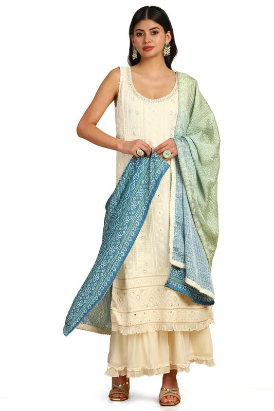 Soch Women Georgette Embroidered Suit Set with Sequins Work