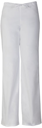 Dickies mens Big and Tall Signature Unisex Drawstring Medical Scrubs Pants, White, Small Tall US