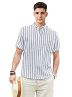 BE ACTIVE Mens Cotton Regular Kurta (RF0039_Light Grey