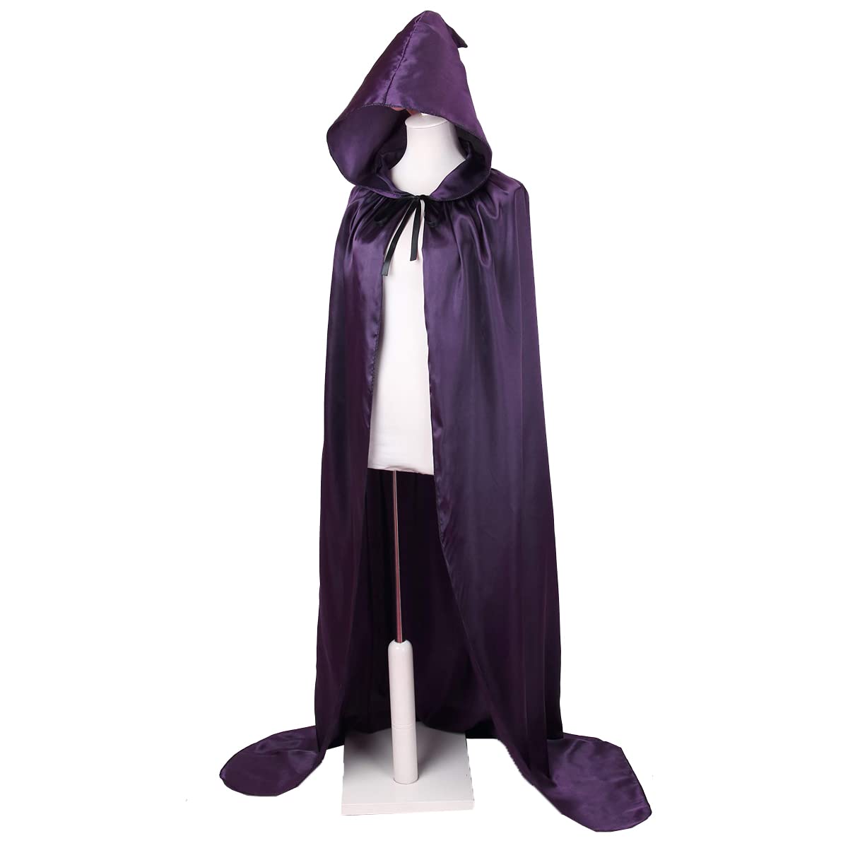 Colorful House Unisex Full Length Hooded Cape Costume Cloak/1PC (Purple, 59)