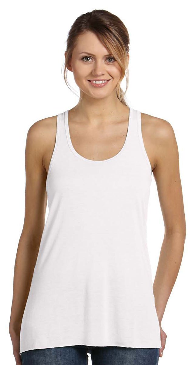 Ladies Flowy Racerback Tank - ATHLETIc HEATHER - S(D0102H7K7VP)