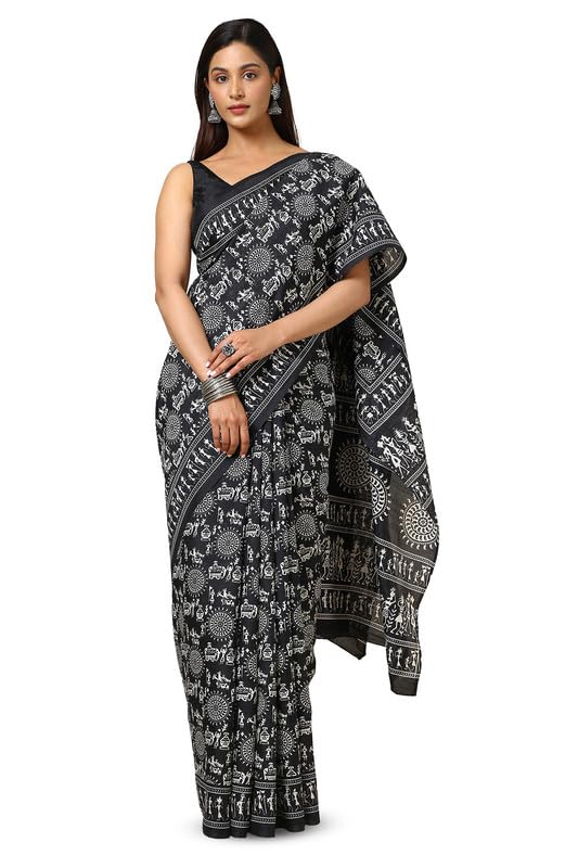 Soch Women Art Silk Warli Saree