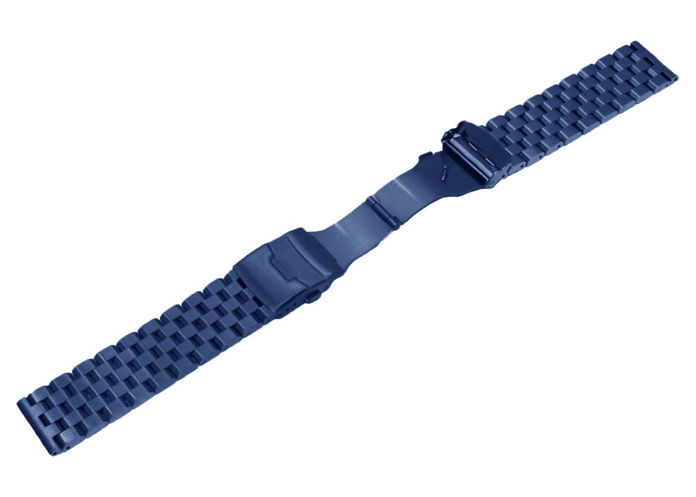 SINAIKE 24mm 22mm 20mm 18mm Metal Watch Band Premium Solid Stainless Steel Watch Bracelet Straps for Men Women Blue/Black/Silver