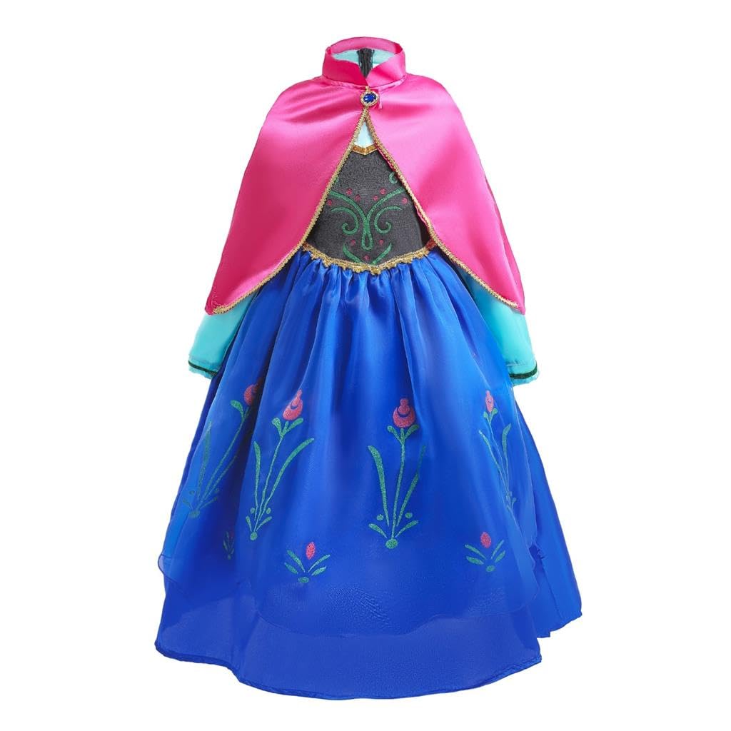 Dressy Daisy Little Girls' Ice Princess Sister Costume Dresses Birthday Halloween Christmas Fancy Party OutfitSize