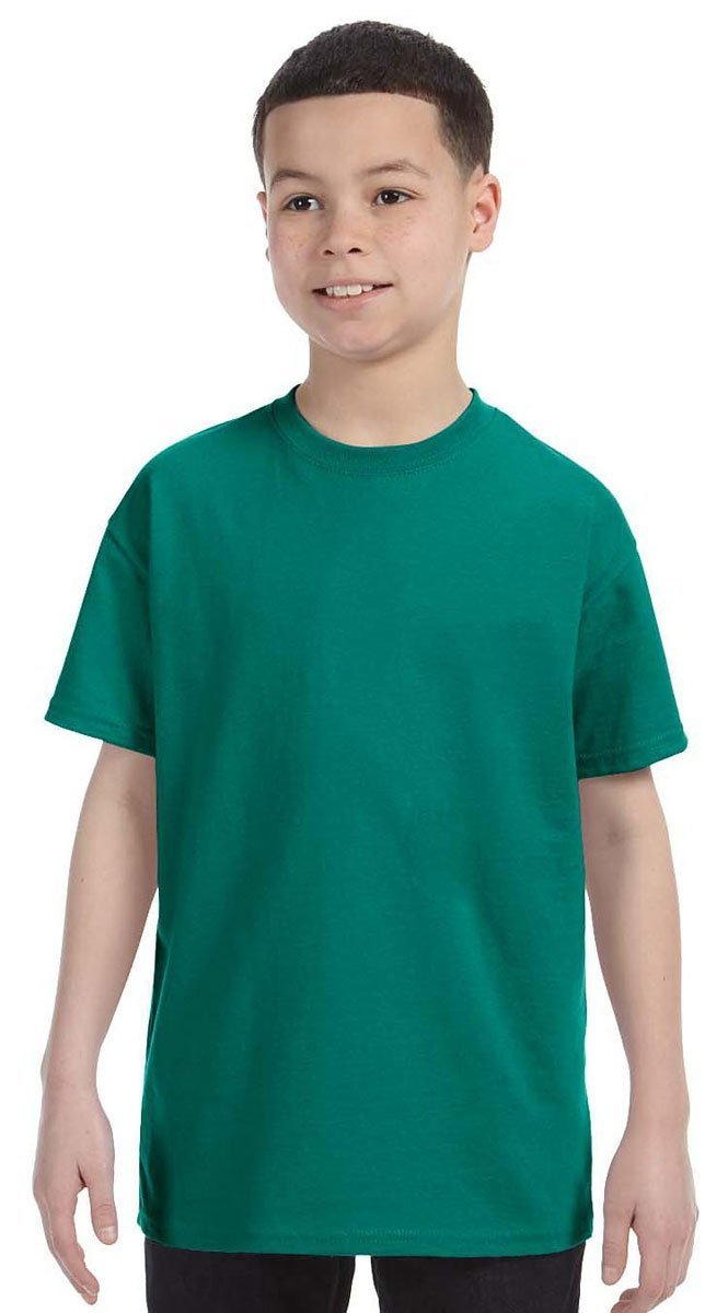 Youth DRI-POWER AcTIVE T-Shirt - IRISH gREEN HTHR - M(D0102HI3TUW)