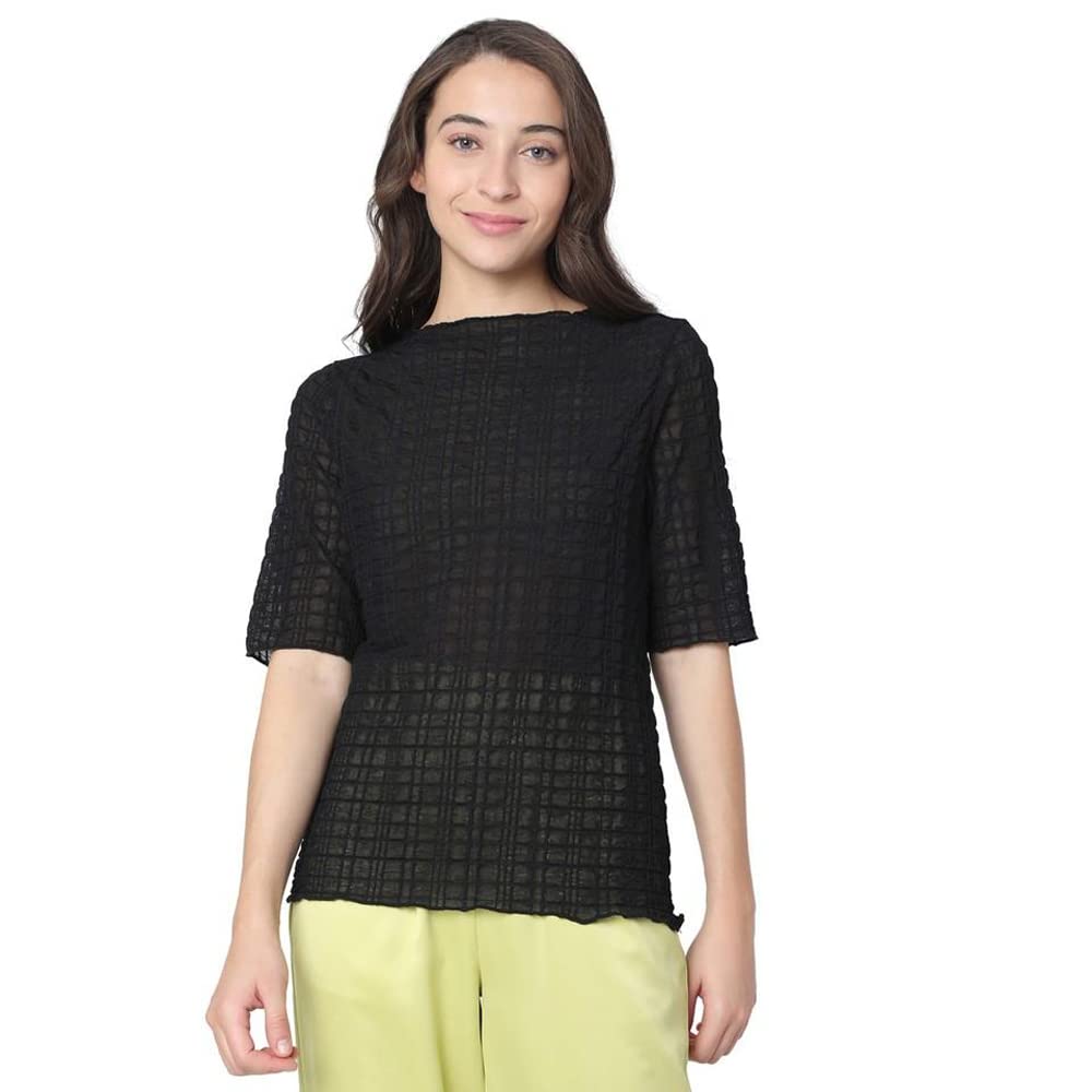 Vero Moda WomenS Regular T-Shirt (10277324- Black S)