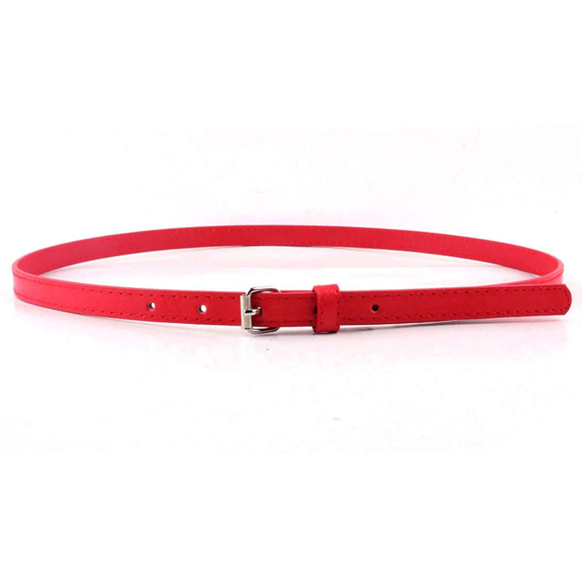 Romp Fashion Women Red P.U Leather Belt For Casual And Formal Dresses 92