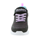 Skechers Girls Jumpsters 2.0-Blurred Dream Sneaker, Black/Multi, 1 Little Kid