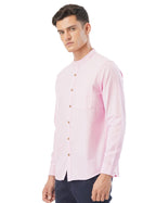 FYLTR Mens Solid Slim Fit 100% Cotton, Linen Look Casual Shirt