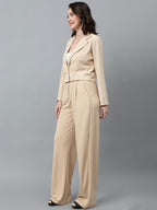 Kotty WomenS Dress Pant With Blazer Co-Ords Set
