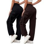Leriya Fashion WomenS Regular Fit High Rise Trouser | Cargo Style Trousar Track Pants | Hight Waist (Available In Plus Size And