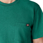 Dickies mens Heavyweight Crew Neck Short Sleeve Tee Big-tall T Shirt, Green Heather, 3X-Large Big Tall US