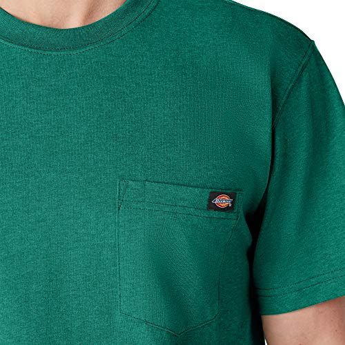 Dickies mens Heavyweight Crew Neck Short Sleeve Tee Big-tall T Shirt, Green Heather, 3X-Large Big Tall US