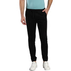 Dennis Lingo Solid Cotton Mens Casual Drawstring Joggers, Straight Fit, Mid Rise, Stretchable Ankle Length Athletic Track Pants