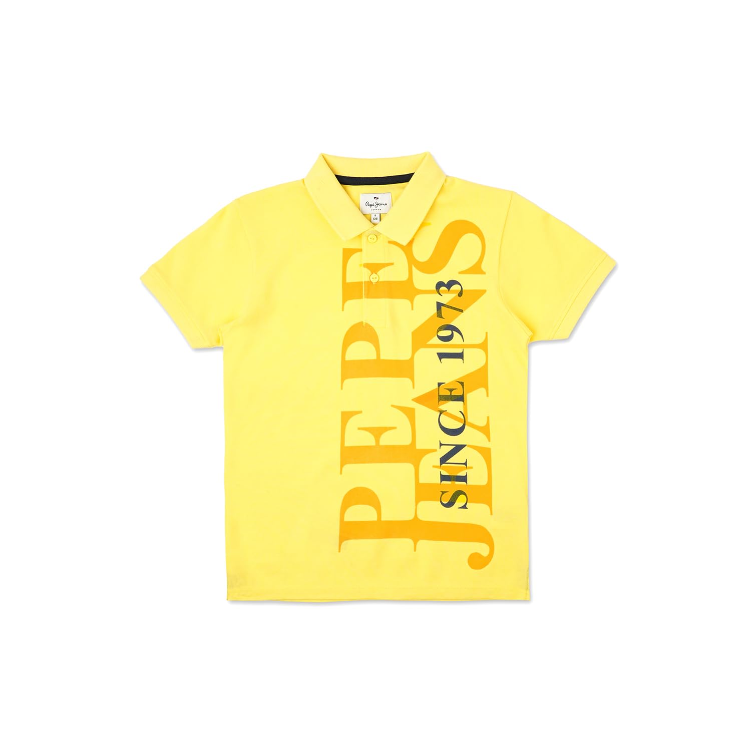 Pepe Jeans BoyS Letter Print Regular Fit T-Shirt (Pb540957_Yellow