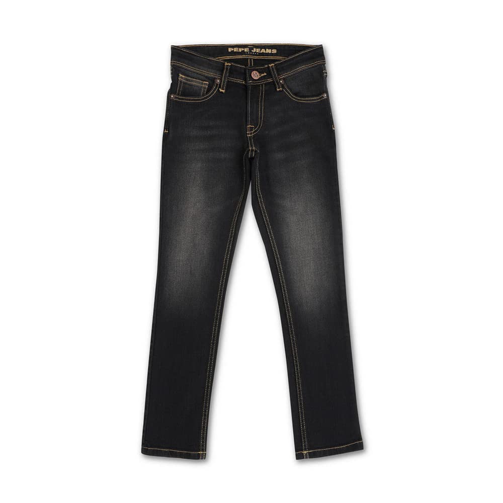 Pepe Jeans BoyS Slim Jeans (Pb201994Q01_Black Worn