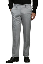 Louis Philippe Men Mid Rise Regular Work Utility Pants (Lptfmrgb288691_Grey, 38)