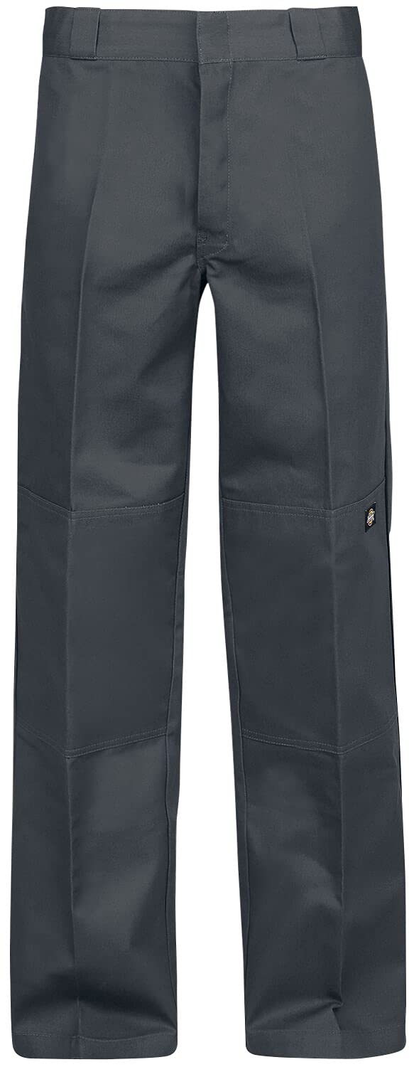 Dickies Men's Loose Fit Double Knee Work Pants, Charcoal
