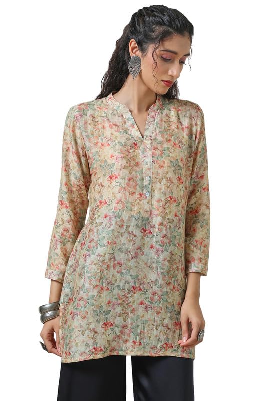 Soch Women Viscose Blend Floral Print T-Shirt
