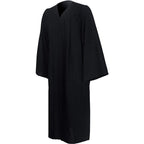 GraduatePro Matte Graduation Gown, Unisex Choir Robe for Church, Halloween Judge Costume for Adults Black 39