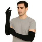 Weavers Villa Cotton Summer Glove for Men & Women | Anti-Slip UV Protection Arm Hand Gloves | Outdoor Sun, Dust, Pollution Shiel