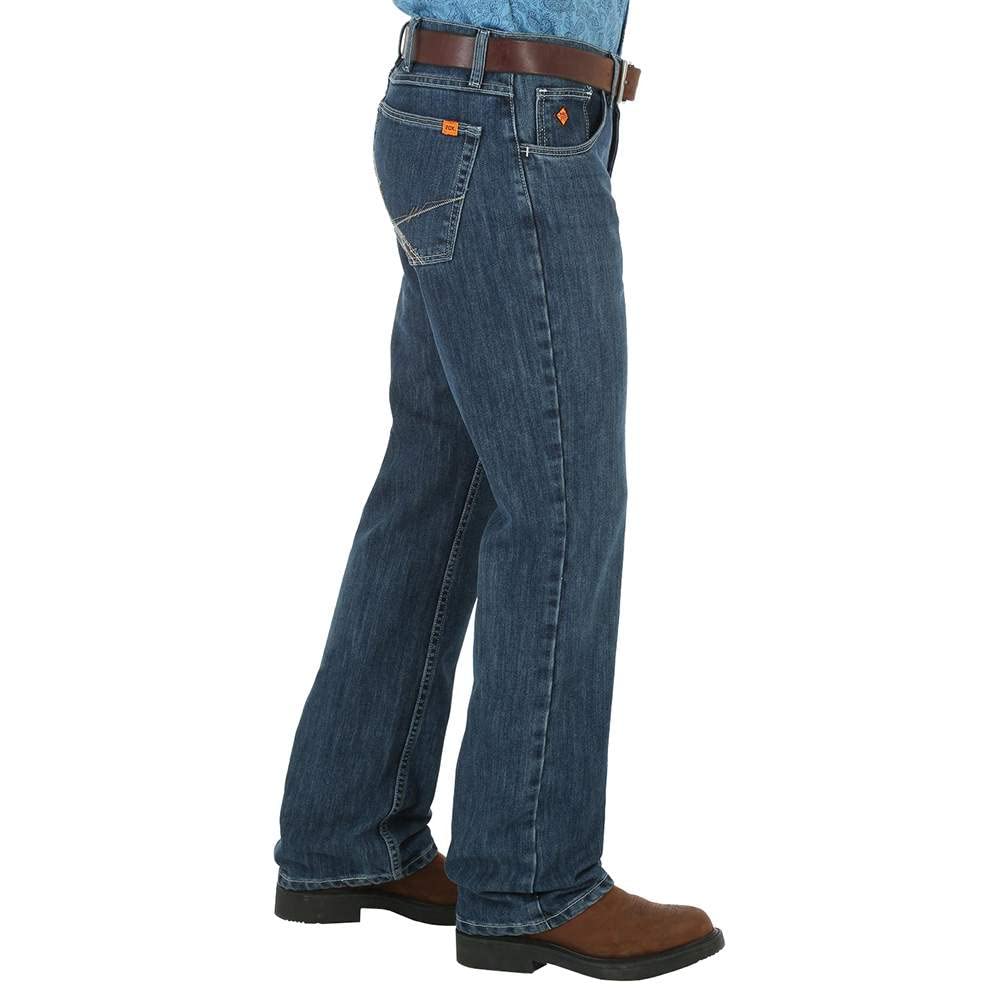 Wrangler Riggs Workwear mens 20x Fr Vintage Boot Cut Jean Work Utility Pants, Midstone, 36W x 30L US