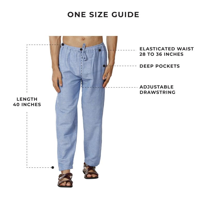 Digital Shopee Men'S Eco-Friendly Cotton Pyjama Pack Of 2