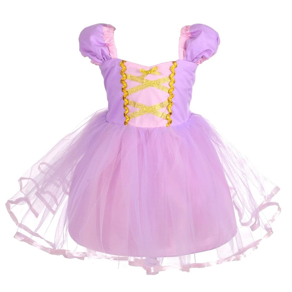 Dressy Daisy Princess Costumes Birthday Fancy Halloween Xmas Party Dresses Up for Baby Girls Size 3-6 Months