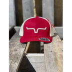 Kimes Ranch Unisex Weekly Upgrade 110 3-D Embroidered Horns Adjustable Snapback One-Size Hat Black/White