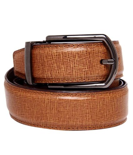 Walletsnbags Leon Formal Leather Belt (B 50_Tan_32) 32
