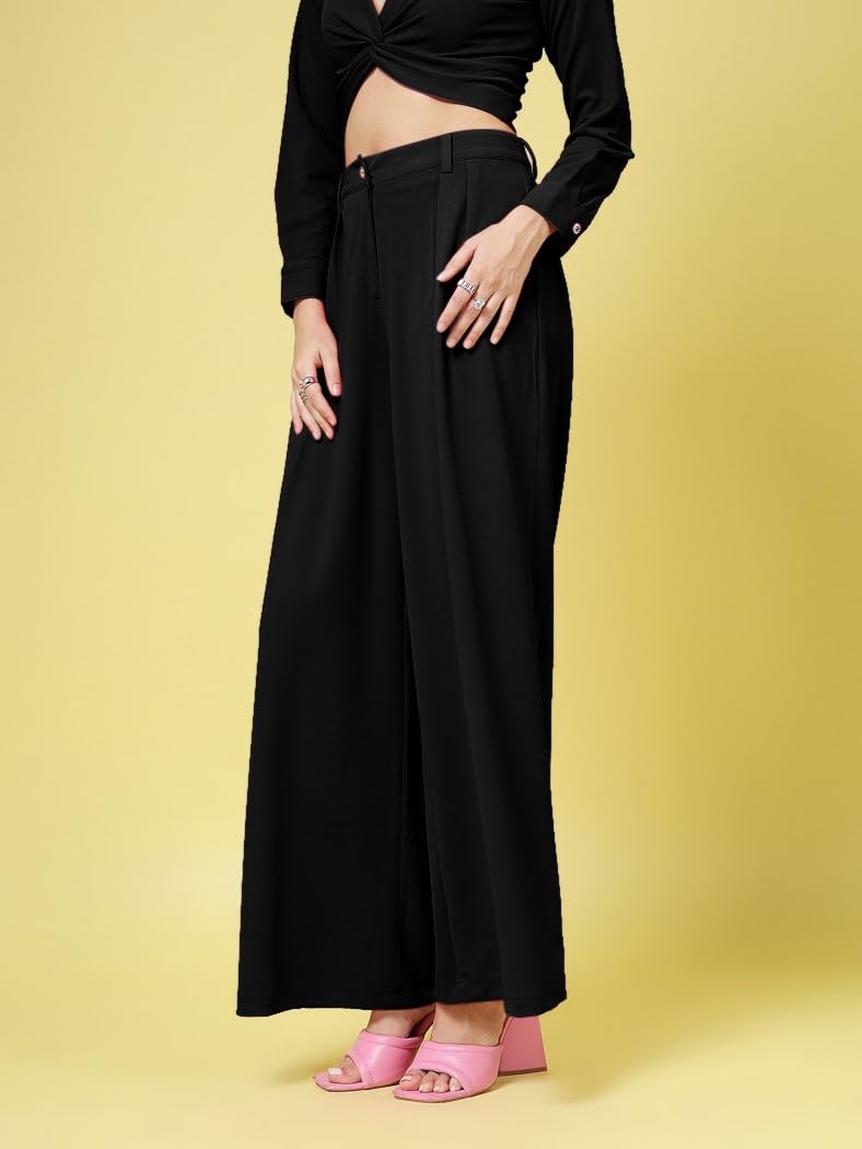 Womens Val Wide Leg Women Trouser | Pants for Womans | Korean Pant for Woman | Formal Pant for Woman | Flared, Baggy, and Loose
