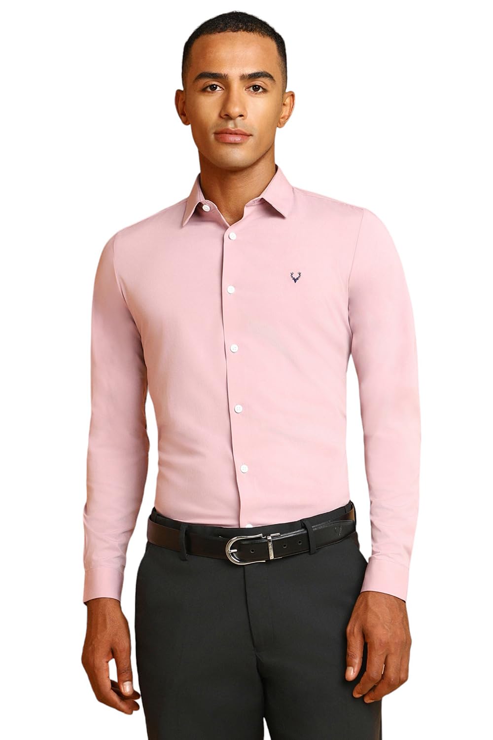 Allen Solly Men Slim Fit Solid T-Shirt