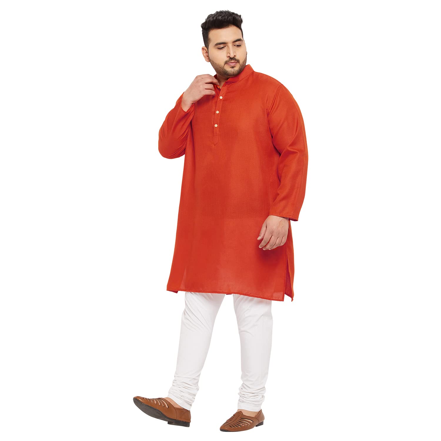 Bigbanana Plus Size Men'S Regular Fit Kurta