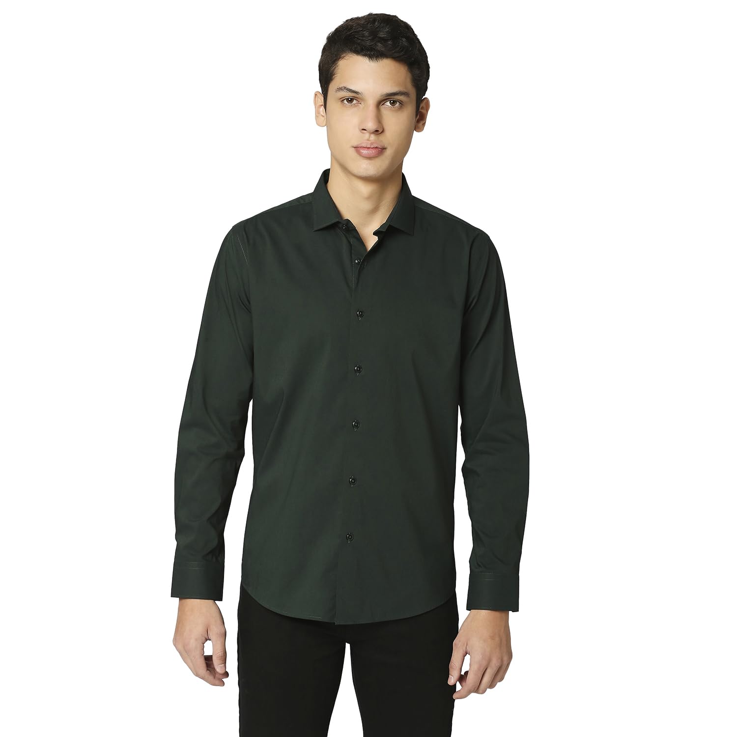 Pepe Jeans MenS Regular Fit Shirt (Pm308174728L_Olive