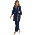 SHIENZY Ethnic Co-Ord Set | Casual Pant Top for Women | Fancy Kurta Set | Full Dress Pair | Stylish Kurti Outfit | Co-Ordination