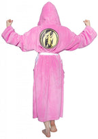 Power Rangers Men's Mighty Morphin Robe, Pink, One Size