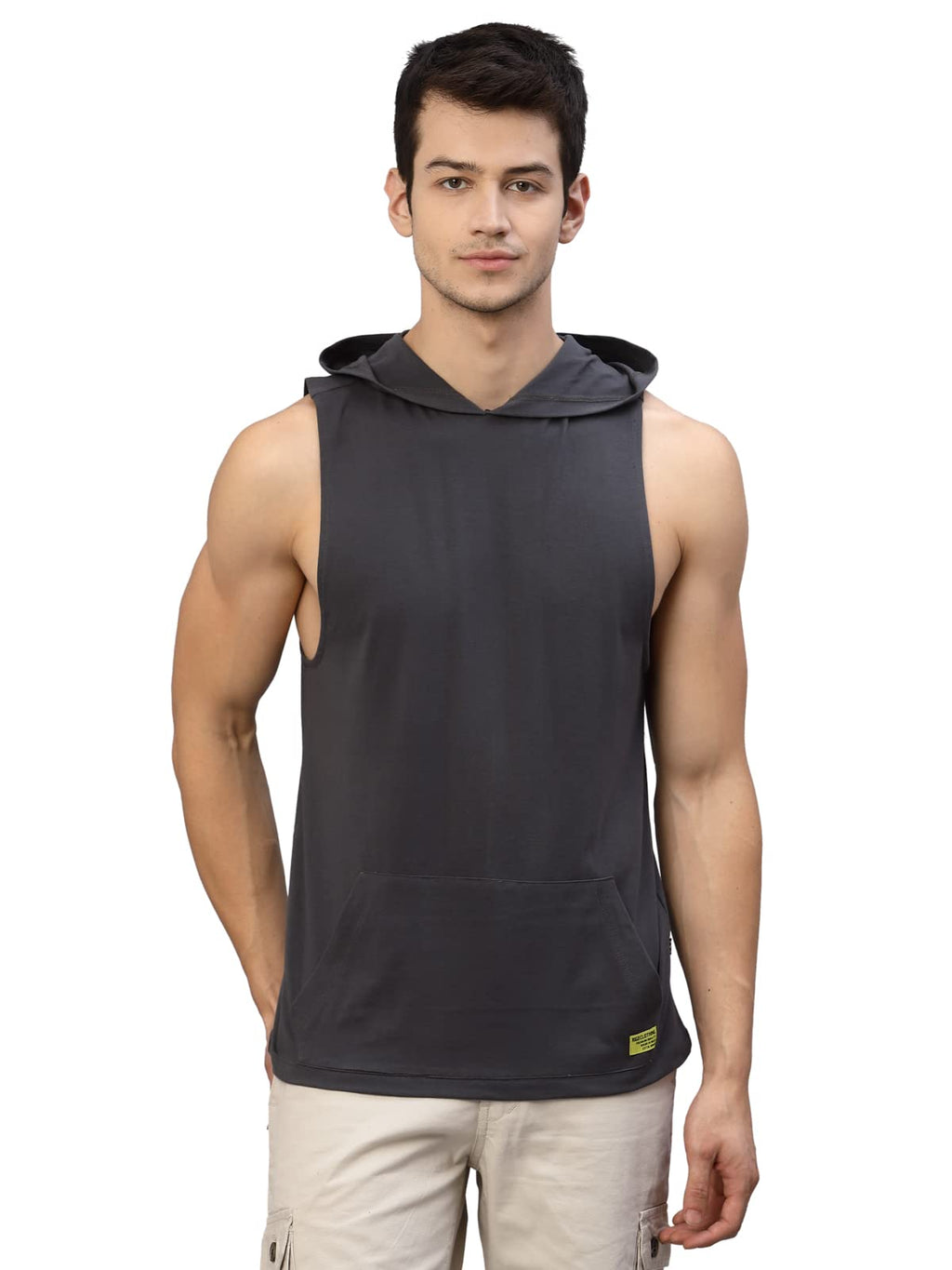 Rigo Stylish Cotton Printed Vest for Men | Round Neck, Slim Fit, Sleeveless T-Shirt Vest | Casual Innerwear Sando - Perfect for