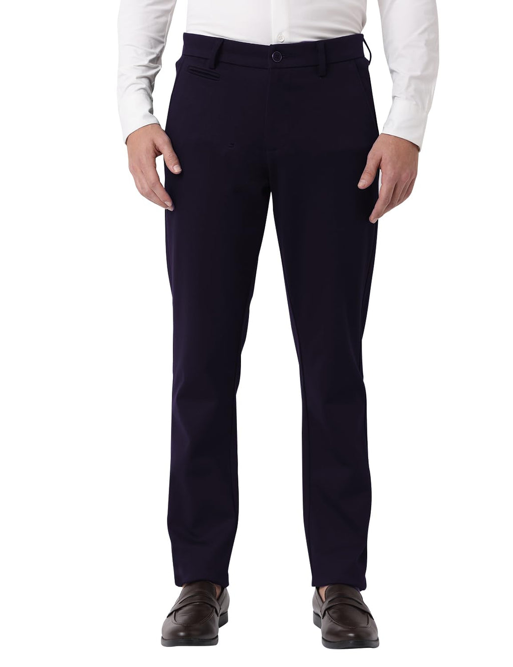 Fyltr MenS Slim Casual Pants (Fylss25Mt-1101_Dark Navy