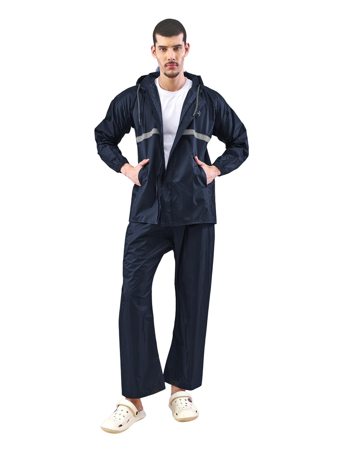 Lux Venus Reflecting Design Tapping Rain Suit For Men