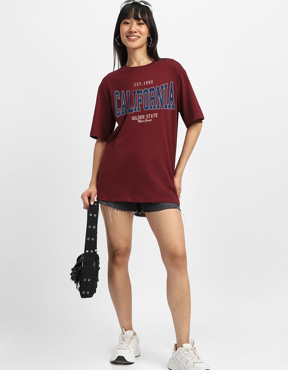 Juneberry Pack Of 2, 100% Pure Cotton, Round Neck, Oversized, Loose, Baggy Fit, Drop Shoulder, Graphic Printed, Half Sleeve T-Sh