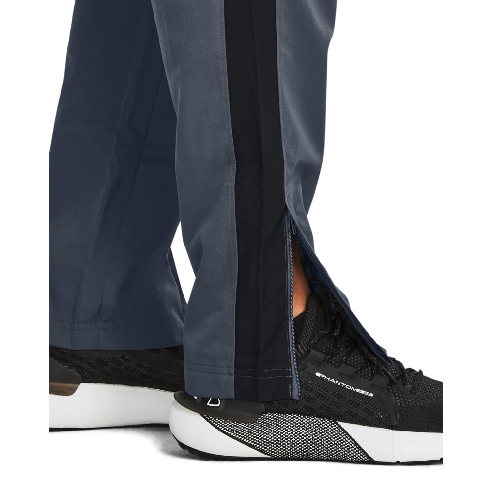 Under Armour Mens Woven Vital Workout Pants, (045) Downpour Gray / / Black, 4X-Large Tall