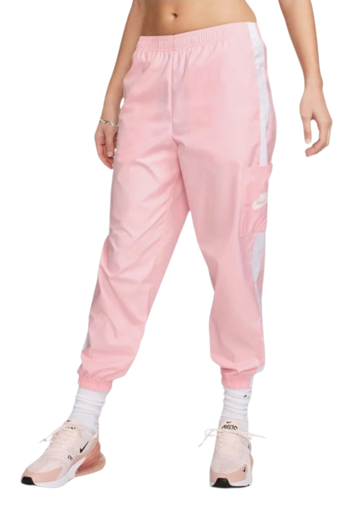 Nike Regular Fit Nsw Rpl Essntl Wvn Trousers Mr Jgg Women Basketball Track Pants