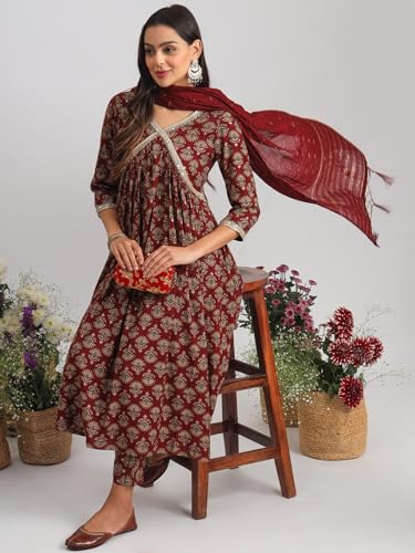 Womanista Silk Blend Womens Kurta Set